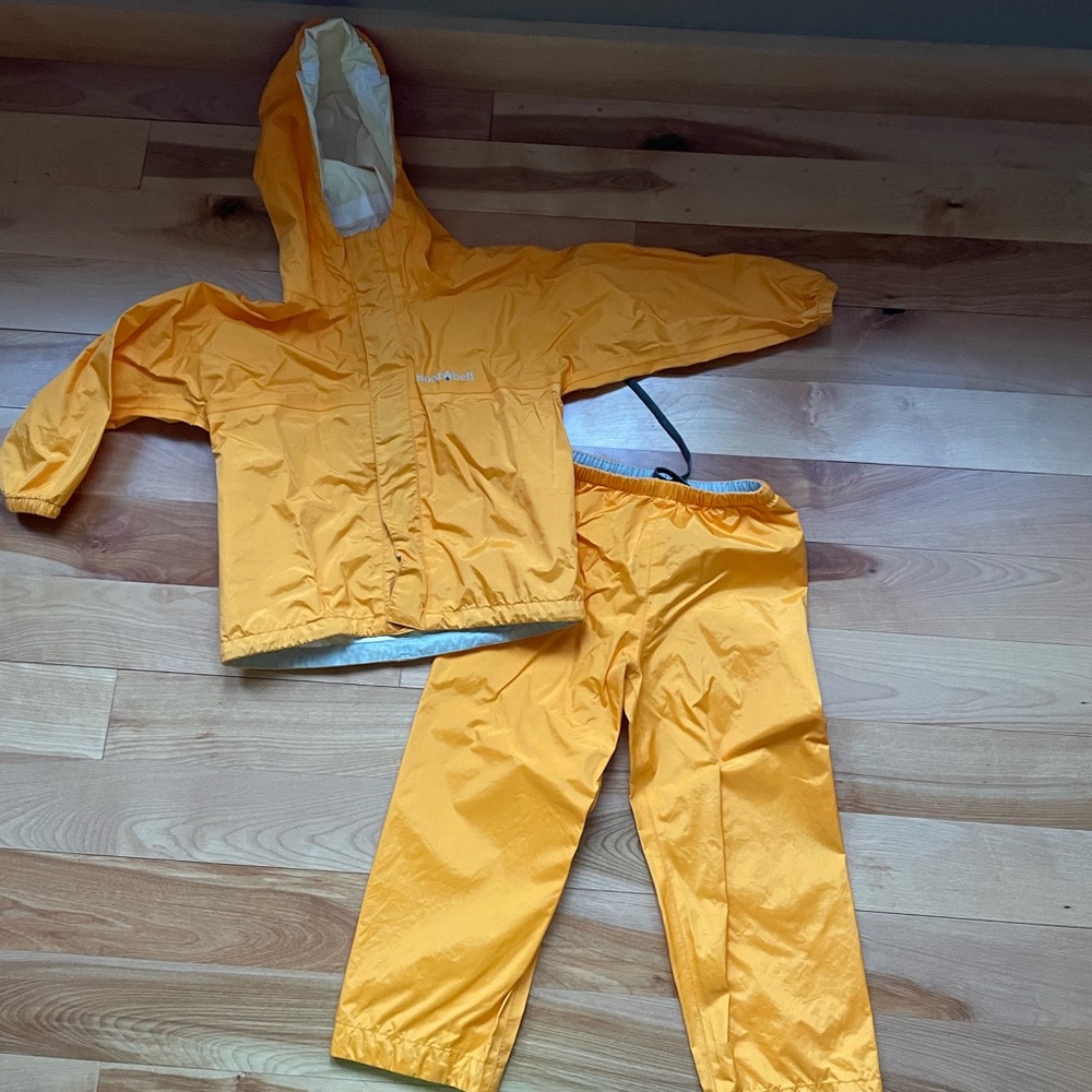 Montbell packable raincoat and pants
